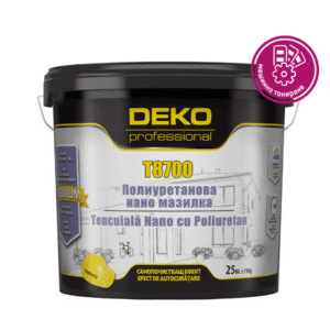 DEKO professional T8700 Полиуретанова нано мазилка, влачена структура В2