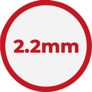 2.2 mm